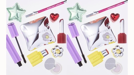 Konec "clean girl" ere: Marc Jacobs Beauty se vrača z barvami in bleščicami