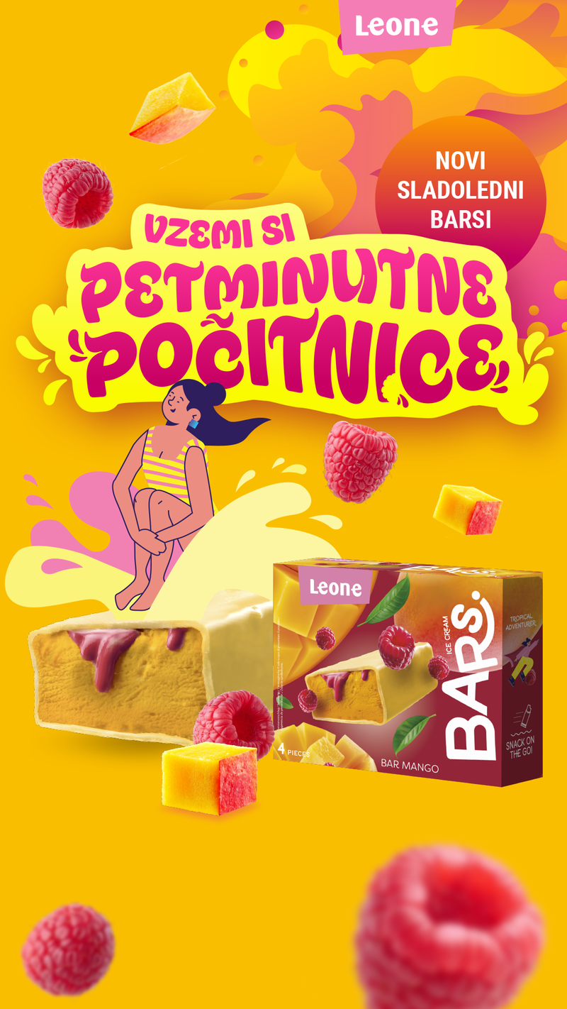 Leone BARS: Pet minut, ki imajo okus po poletju