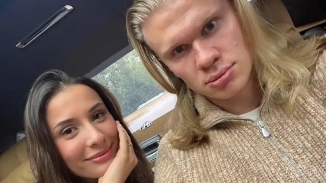 Ljubezenska zgodba Erlinga Haalanda: "Ona mi je poslala prvo sporočilo"