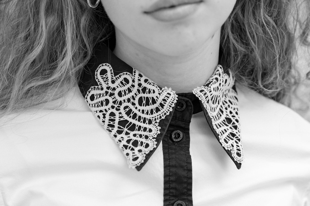 Modna interpretacija Idrijske čipke skozi oči MLADih: kulturna dediščina je 'in'! (foto: Društvo klekljaric idrijske čipke)